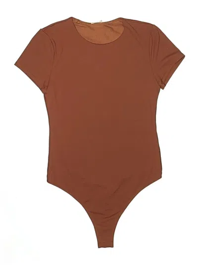 Pre-owned Intimately By Free People Bodysuit In Brown