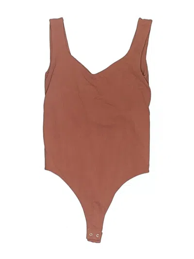 Pre-owned Intimately By Free People Bodysuit In Brown