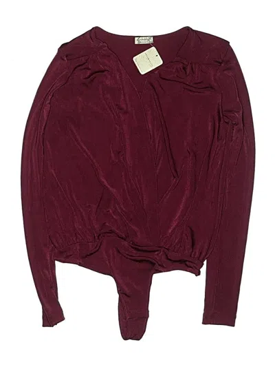 Intimately By Free People Bodysuit In Burgundy