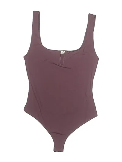 Intimately By Free People Bodysuit In Burgundy