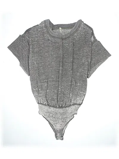 Pre-owned Intimately By Free People Bodysuit In Gray