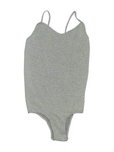 Pre-owned Intimately By Free People Bodysuit In Gray