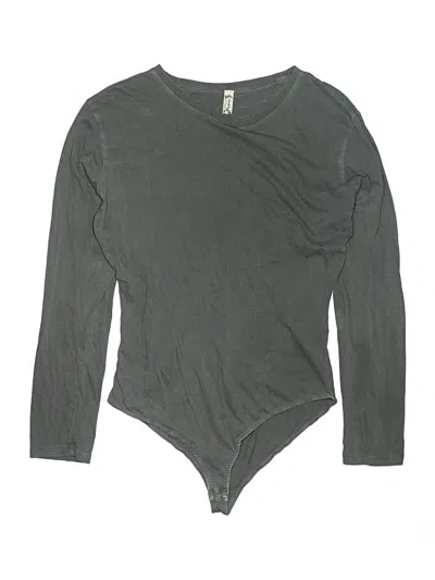 Pre-owned Intimately By Free People Bodysuit In Gray