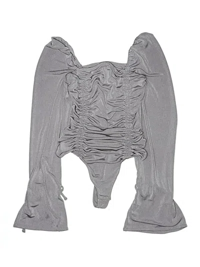 Pre-owned Intimately By Free People Bodysuit In Gray
