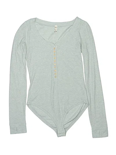Pre-owned Intimately By Free People Bodysuit In Gray