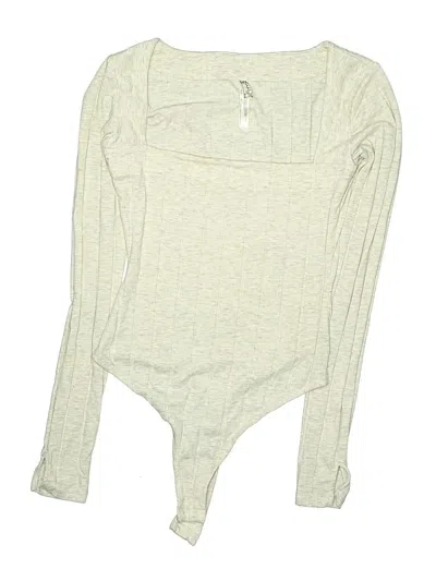 Pre-owned Intimately By Free People Bodysuit In Gray