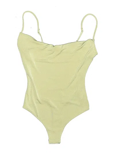 Pre-owned Intimately By Free People Bodysuit In Green