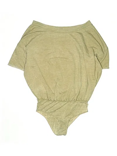 Pre-owned Intimately By Free People Bodysuit In Green