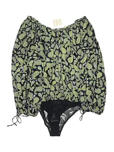 Pre-owned Intimately By Free People Bodysuit In Green