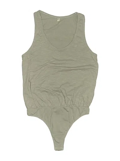 Pre-owned Intimately By Free People Bodysuit In Green