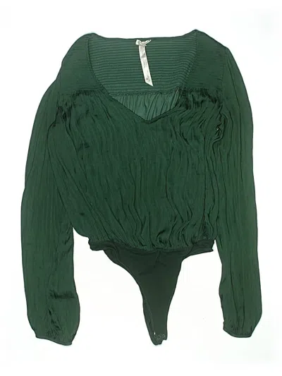 Pre-owned Intimately By Free People Bodysuit In Green
