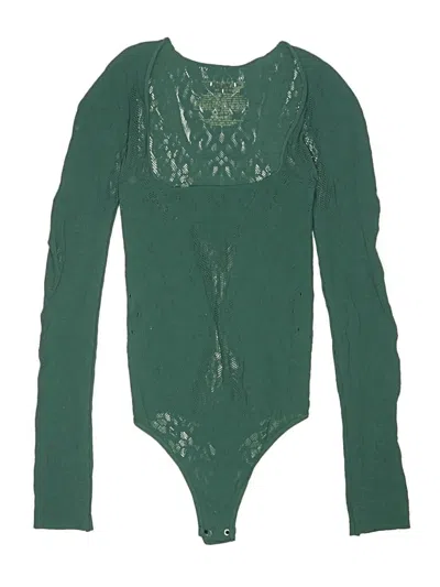 Pre-owned Intimately By Free People Bodysuit In Green