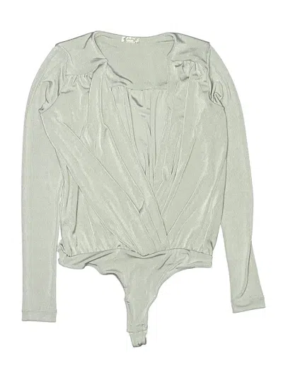 Pre-owned Intimately By Free People Bodysuit In Green