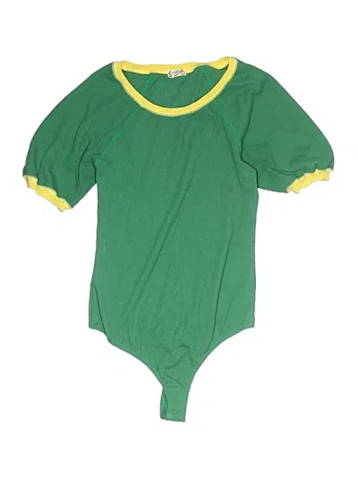Pre-owned Intimately By Free People Bodysuit In Green
