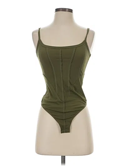 Pre-owned Intimately By Free People Bodysuit In Green