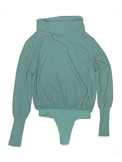 Pre-owned Intimately By Free People Bodysuit In Green