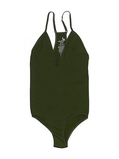 Pre-owned Intimately By Free People Bodysuit In Green