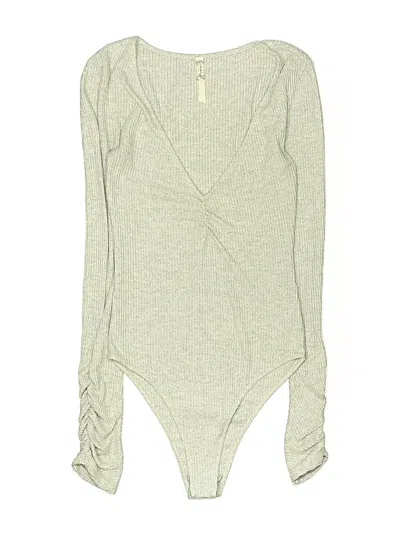 Pre-owned Intimately By Free People Bodysuit In Green