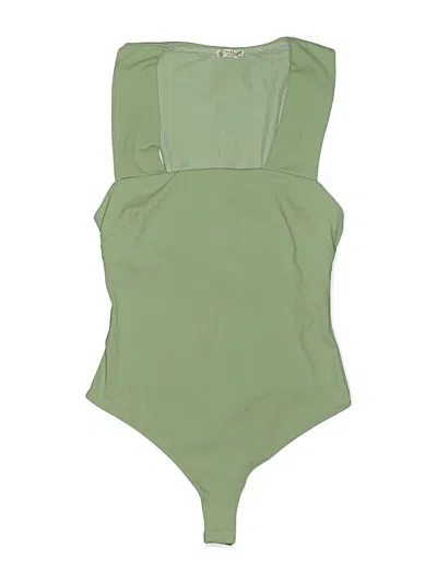 Pre-owned Intimately By Free People Bodysuit In Green