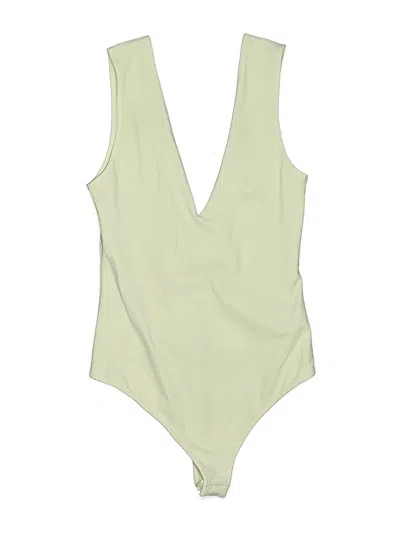 Pre-owned Intimately By Free People Bodysuit In Green