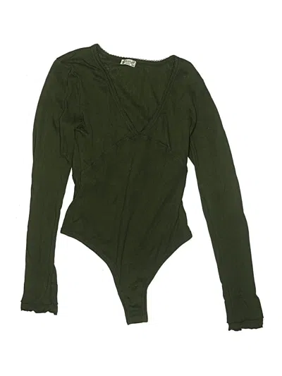 Pre-owned Intimately By Free People Bodysuit In Green