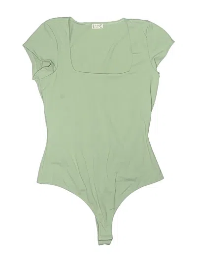 Pre-owned Intimately By Free People Bodysuit In Green