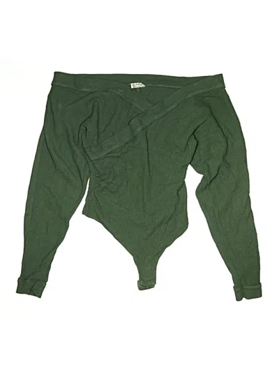 Pre-owned Intimately By Free People Bodysuit In Green