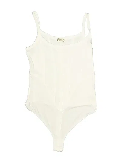 Pre-owned Intimately By Free People Bodysuit In Ivory
