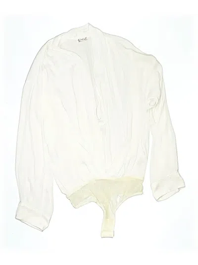 Pre-owned Intimately By Free People Bodysuit In Ivory