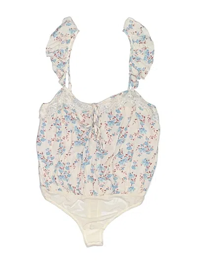 Pre-owned Intimately By Free People Bodysuit In Ivory