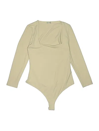 Pre-owned Intimately By Free People Bodysuit In Ivory