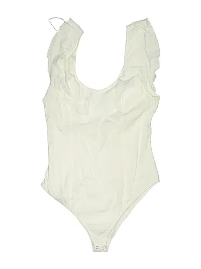 Pre-owned Intimately By Free People Bodysuit In Ivory