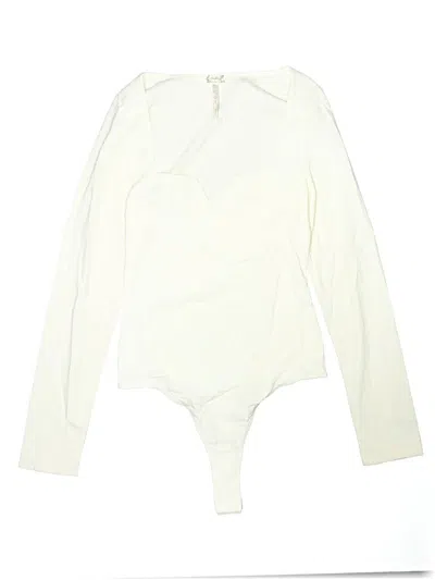 Pre-owned Intimately By Free People Bodysuit In Ivory