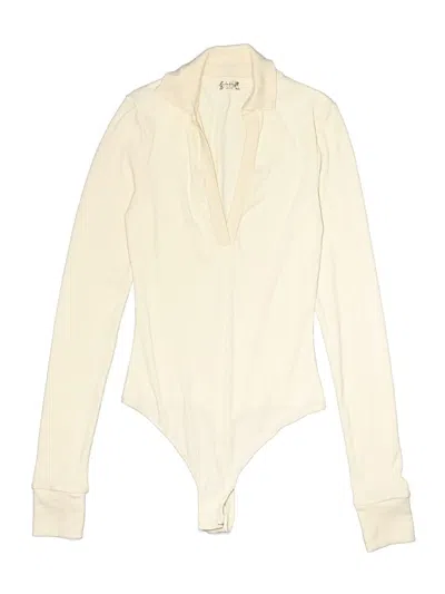 Pre-owned Intimately By Free People Bodysuit In Ivory