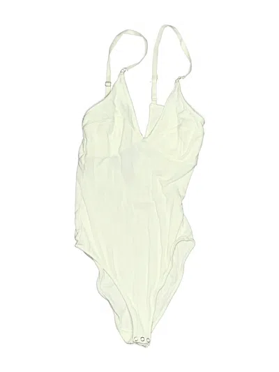 Pre-owned Intimately By Free People Bodysuit In Ivory