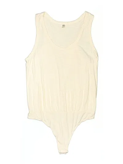 Pre-owned Intimately By Free People Bodysuit In Ivory