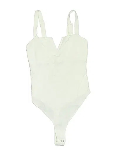 Pre-owned Intimately By Free People Bodysuit In Ivory