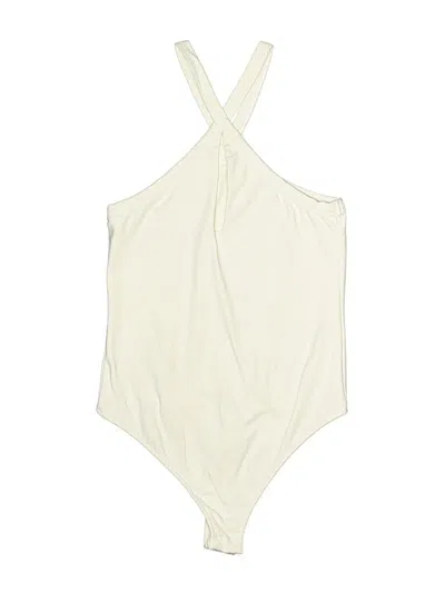Pre-owned Intimately By Free People Bodysuit In Ivory