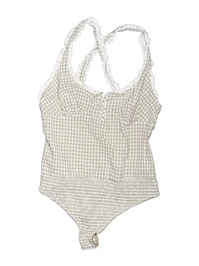 Pre-owned Intimately By Free People Bodysuit In Ivory