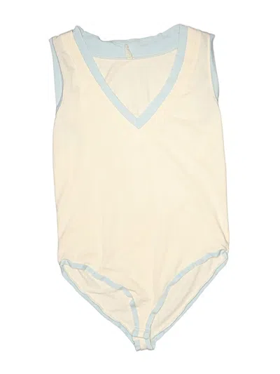 Pre-owned Intimately By Free People Bodysuit In Ivory