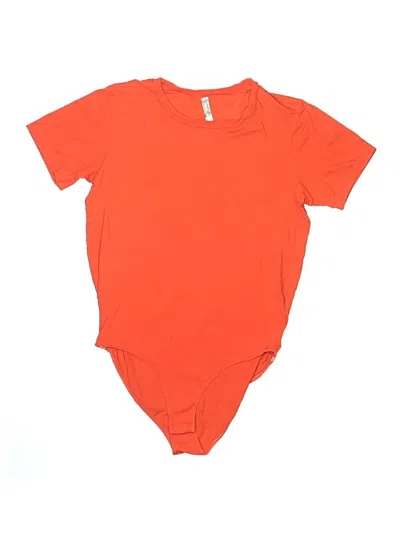 Pre-owned Intimately By Free People Bodysuit In Orange