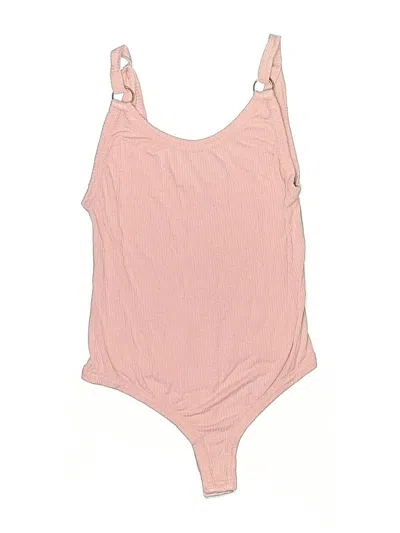 Pre-owned Intimately By Free People Bodysuit In Pink