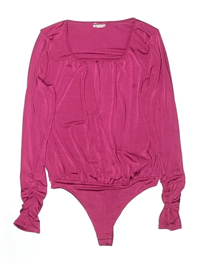 Pre-owned Intimately By Free People Bodysuit In Pink