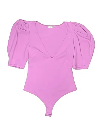 Pre-owned Intimately By Free People Bodysuit In Pink