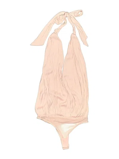 Pre-owned Intimately By Free People Bodysuit In Pink