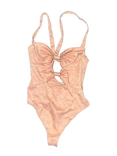 Pre-owned Intimately By Free People Bodysuit In Pink
