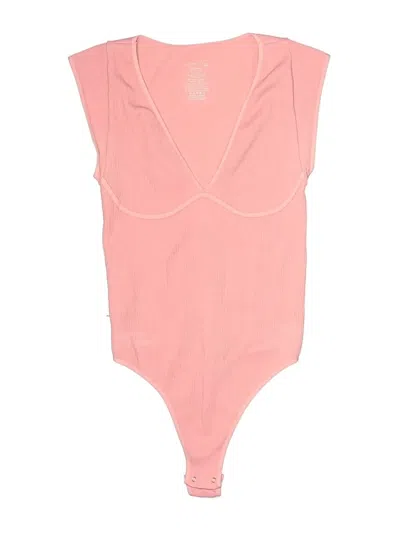Pre-owned Intimately By Free People Bodysuit In Pink