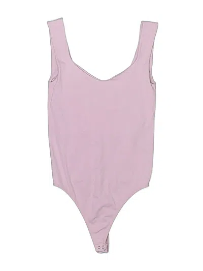 Pre-owned Intimately By Free People Bodysuit In Pink