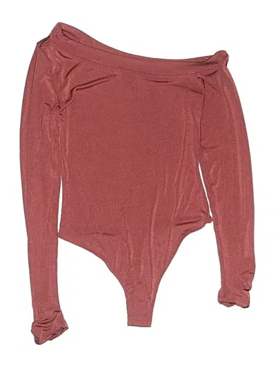 Pre-owned Intimately By Free People Bodysuit In Pink