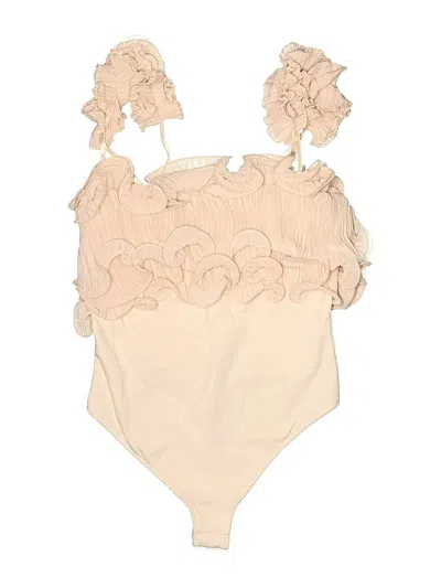 Pre-owned Intimately By Free People Bodysuit In Pink
